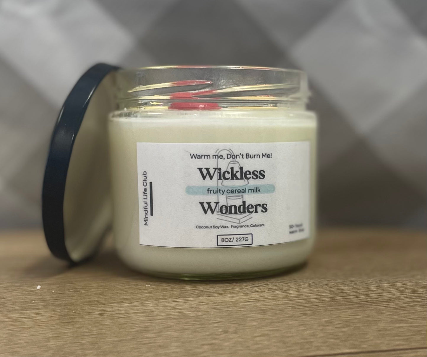 Wickless Fruity Cereal Milk Candles