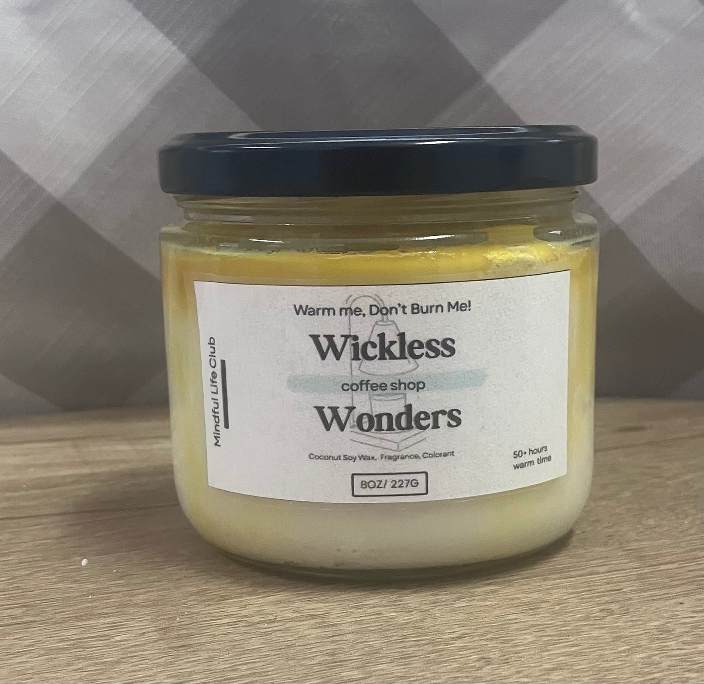 Wickless Coffee Shop Candles