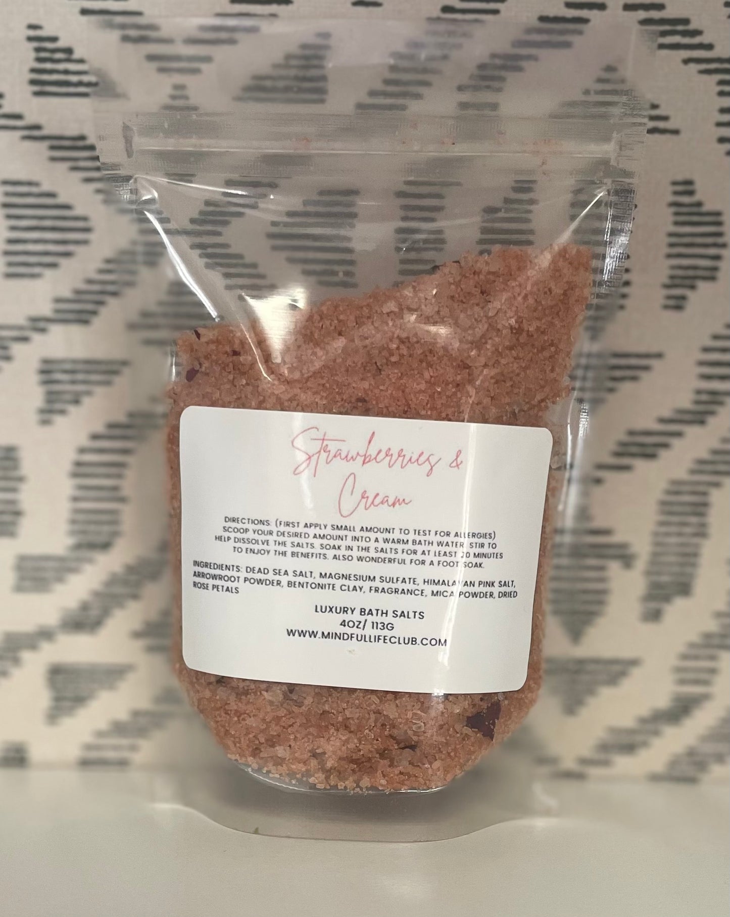 Strawberries and Cream Bath Salts