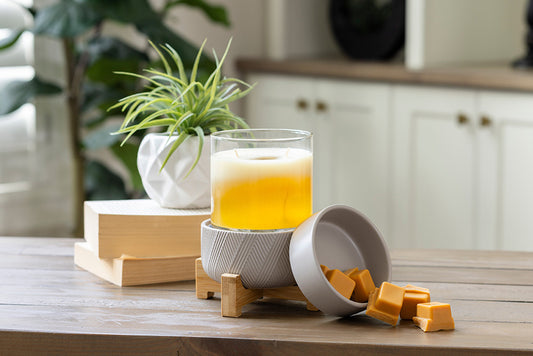 2 in 1 Wooden Pedestal Candle Warmer
