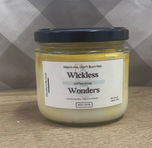 Wickless Coffee Shop Candles